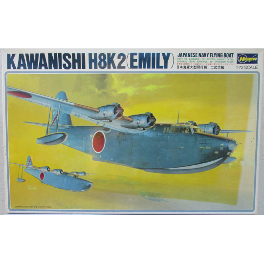 Kawanishi H8K2 (Emily) Japan Navy hydravion maquette 1/72 HASEGAWA