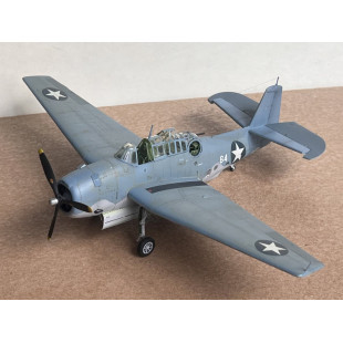 Grumman TBF-1 Avenger US Navy Midway maquette avion 1/72 SWORD