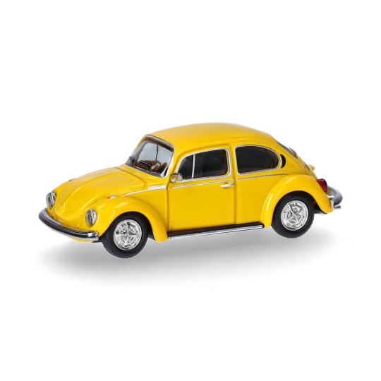 VW Coccinelle Käfer 1303 Sahara beige Rally yellow miniature 1/87 HERPA