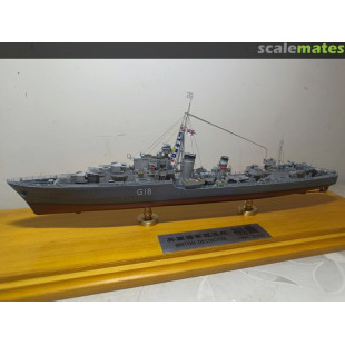 Navire Destroyer HMS ZULU GB WWII maquette 1/350 TRUMPETER