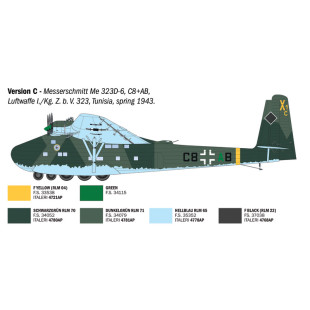 Messerschmitt WW2 Allemagne Me 323 Gigant maquette 1/72 ITALERI