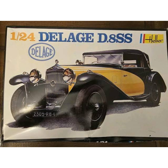 Delage D8SS Voiture maquette 1/24 HELLER