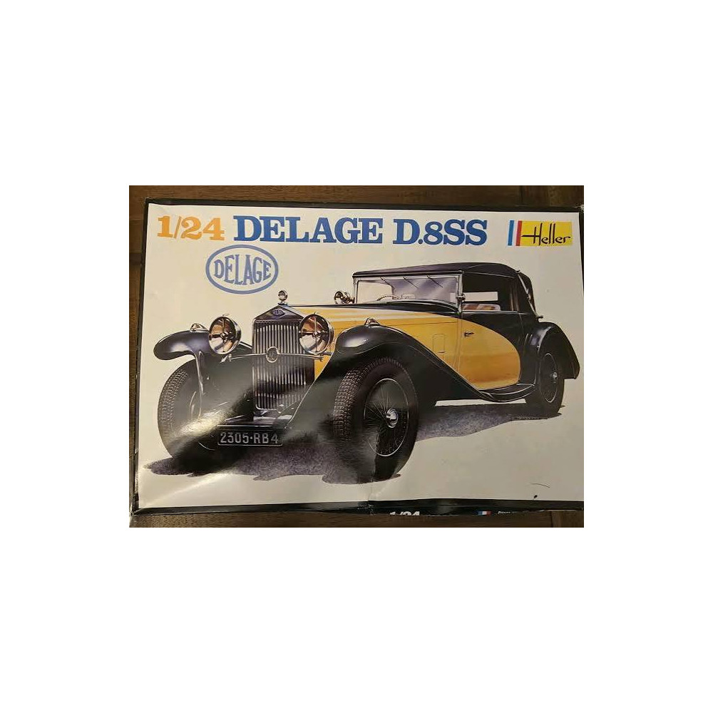 Delage D8SS Voiture maquette 1/24 HELLER