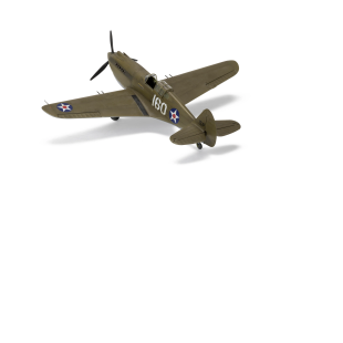Curtiss WARHAWK P-40B maquette 1/48 AIRFIX