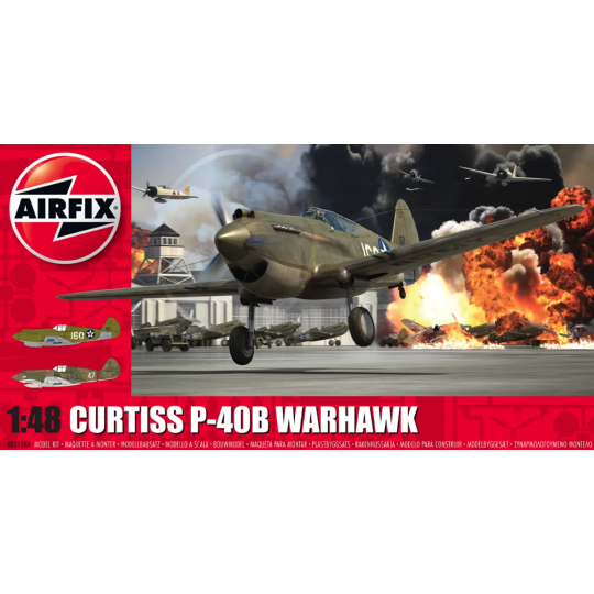Curtiss WARHAWK P-40B maquette 1/48 AIRFIX