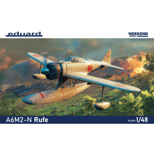 Nakajima ZERO hydravion RUFE A6M2 N type 21 maquette 1/48 EDUARD WeekEnd Edition