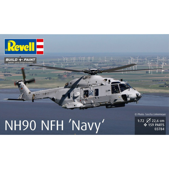 Hélicoptère NH90 Caïman Marine maquette 1/72 REVELL
