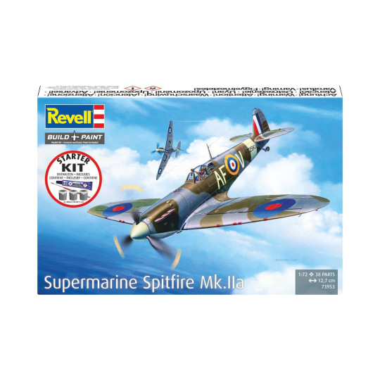 Supermarine SPITFIRE Mk.IIa maquette Starter Kit 1/72 REVELL