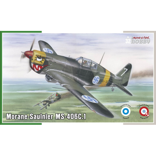 Morane-Saulnier MS-406C.1 maquette 1/32 SPECIAL HOBBY Hi-Tech