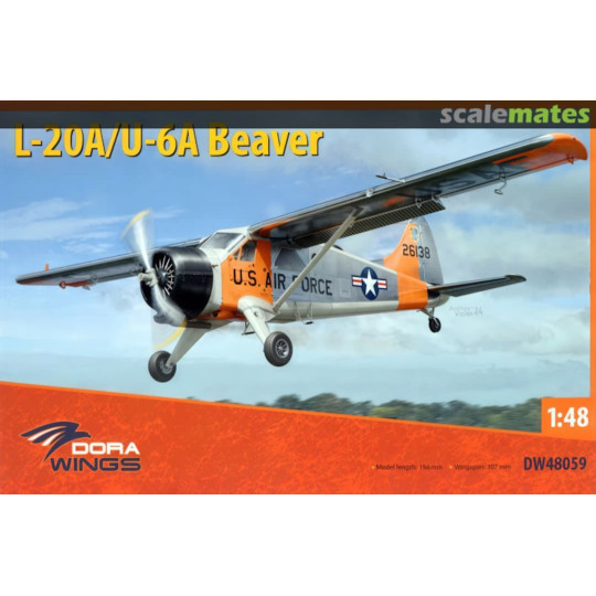 De Havilland Canada L-20A/U-6A Beaver maquette 1/48 DORA WINGS