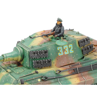 Char WW2 KING TIGER allemand tourelle Henschel maquette 1/35 TAMIYA