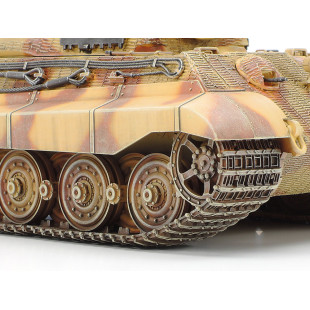 Char WW2 KING TIGER allemand tourelle Henschel maquette 1/35 TAMIYA