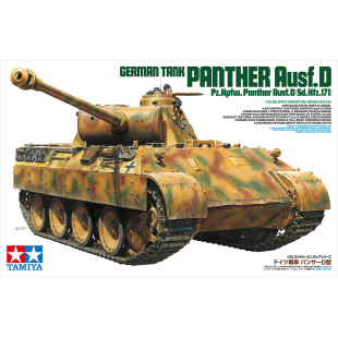 Char tank allemand WW2 PANTHER Ausf.D maquette 1/35 TAMIYA