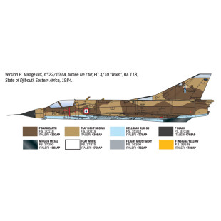 Avion Dassault MIRAGE III C maquette 1/32 ITALERI