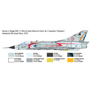 Avion Dassault MIRAGE III C maquette 1/32 ITALERI