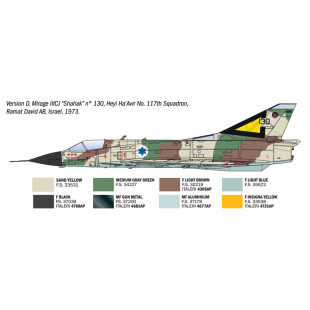 Avion Dassault MIRAGE III C maquette 1/32 ITALERI