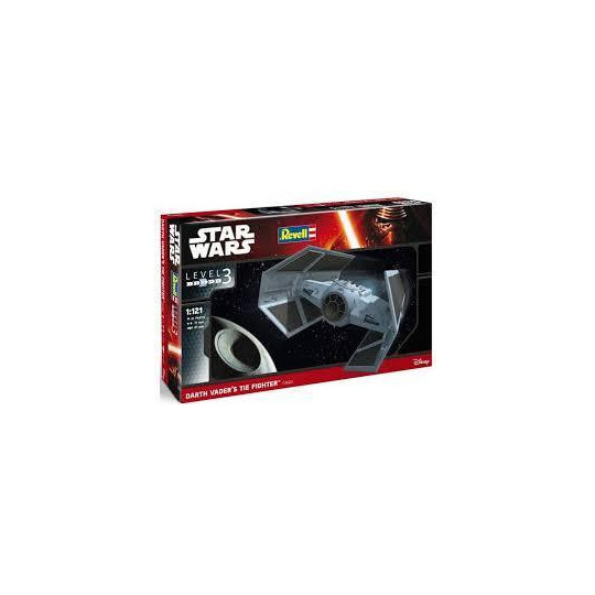 DARK VADER'S TIE FIGHTER STARWARS 1/121 REVELL