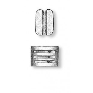POULIES EN NOYER TRIPLES 5mm AMATI