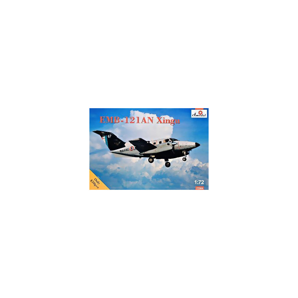 Embraer EMB-121AN XINGU maquette 1/72 AMODEL