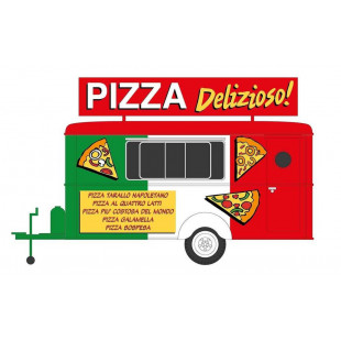 REMORQUE A PIZZAS 1/87 HO JOUEF LIMA