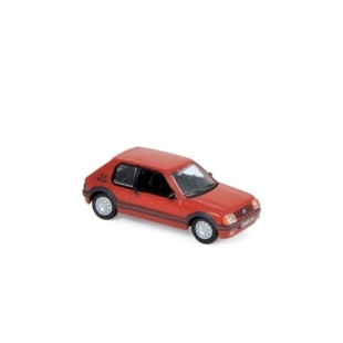 PEUGEOT 205 GTi 1.9 1987 ROUGE 1/87 NOREV