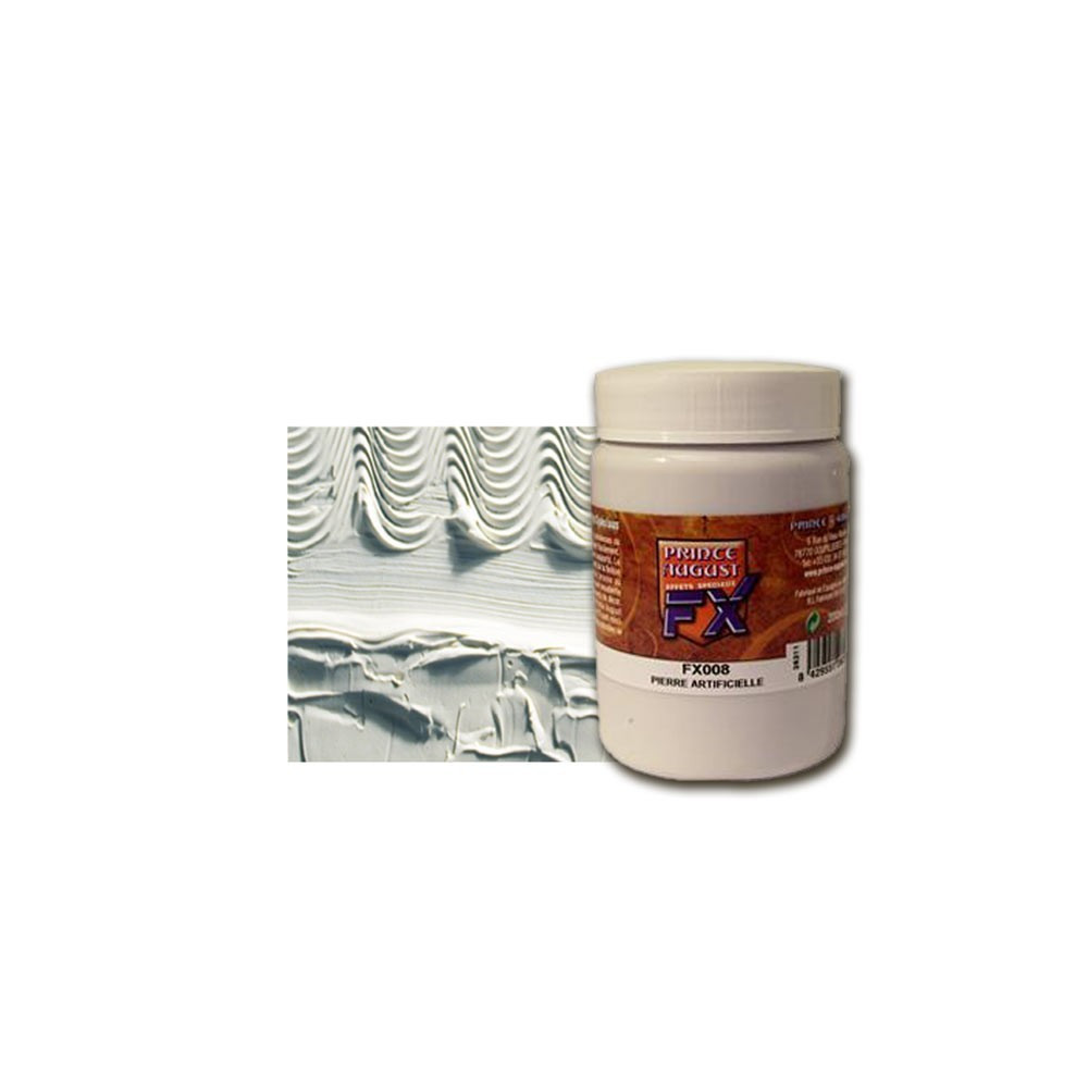 Pierre Artificielle blanche White stone paste Gel 200ML PRINCE AUGUST