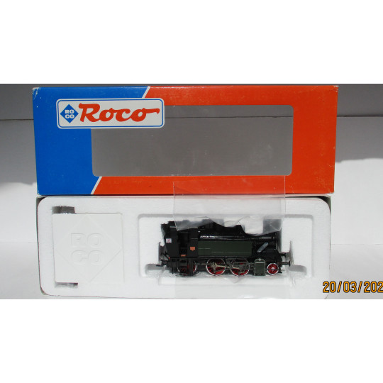 Locomotive-tender digitale VAPEUR SNCF 130T FS 880 1/87  HO ROCO