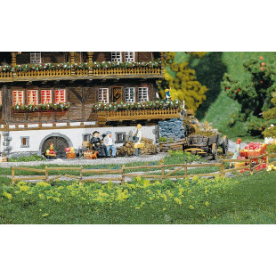 Clôtures de jardin pour pré et jardin 1/87 HO FALLER