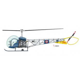 Helico Bell 47 OH-13 SIOUX 1/48 Profil Patrick Marchand