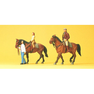 Chevaux et cavaliers 1/87 HO PREISER